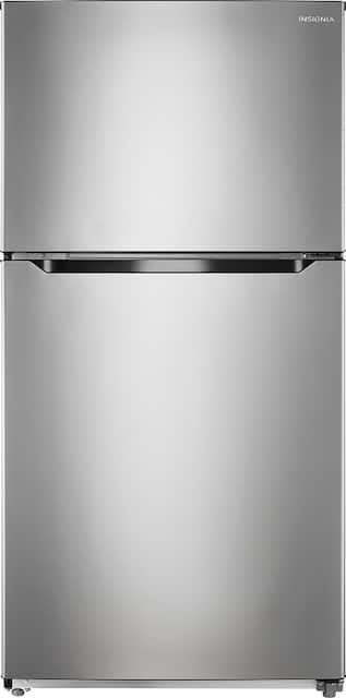 Insignia™ 20.5 Cu. Ft. Top-Freezer Refrigerator Stainless Steel NS-RTM20SS3  - Best Buy