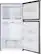 Alt View 12. Insignia™ - 21 Cu. Ft. Top-Freezer Refrigerator - Stainless steel look.