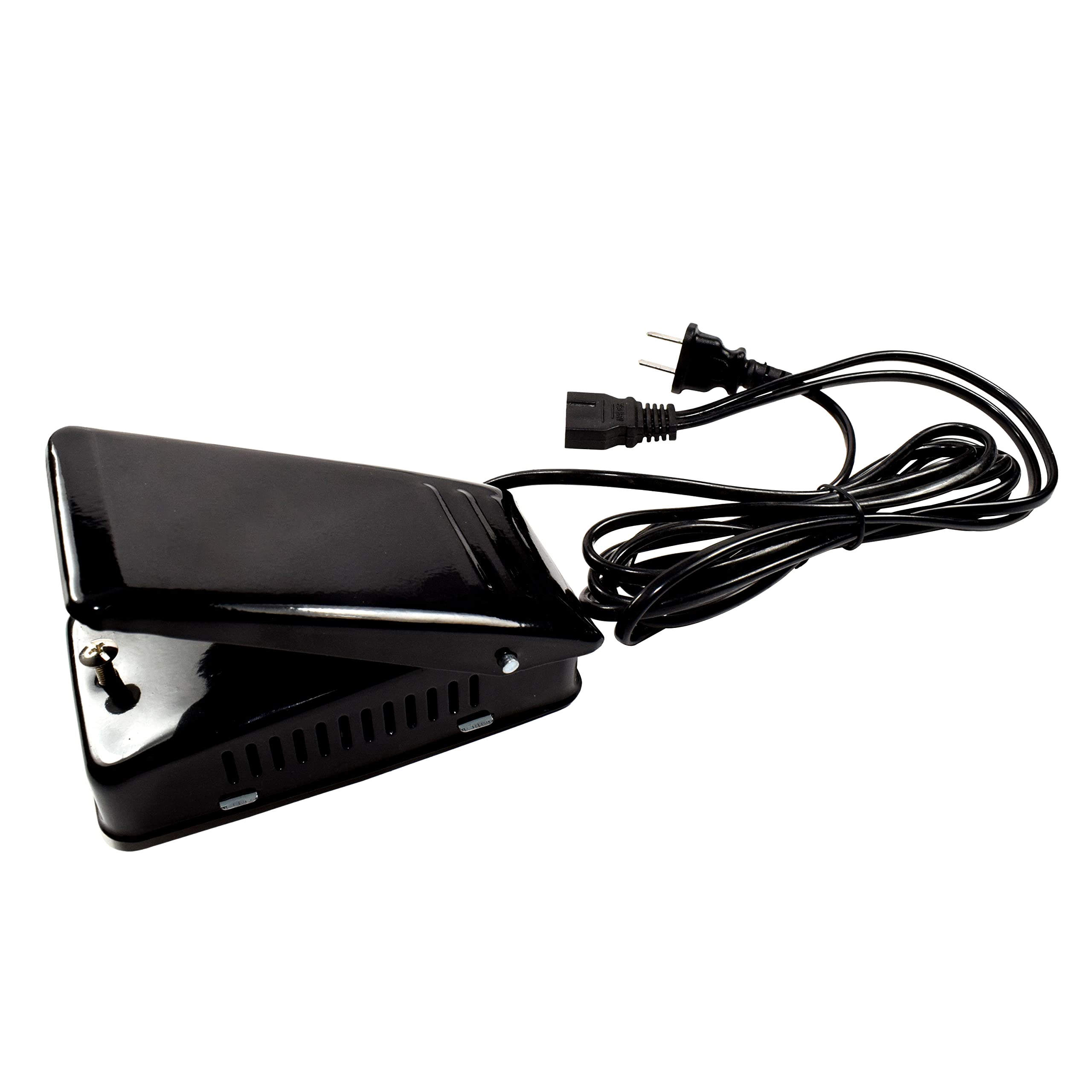 Alt View 3. HQRP - Foot Pedal Controller with Power Cord for Singer 14U Serger Sewing Machines - 3-Pin Connector.