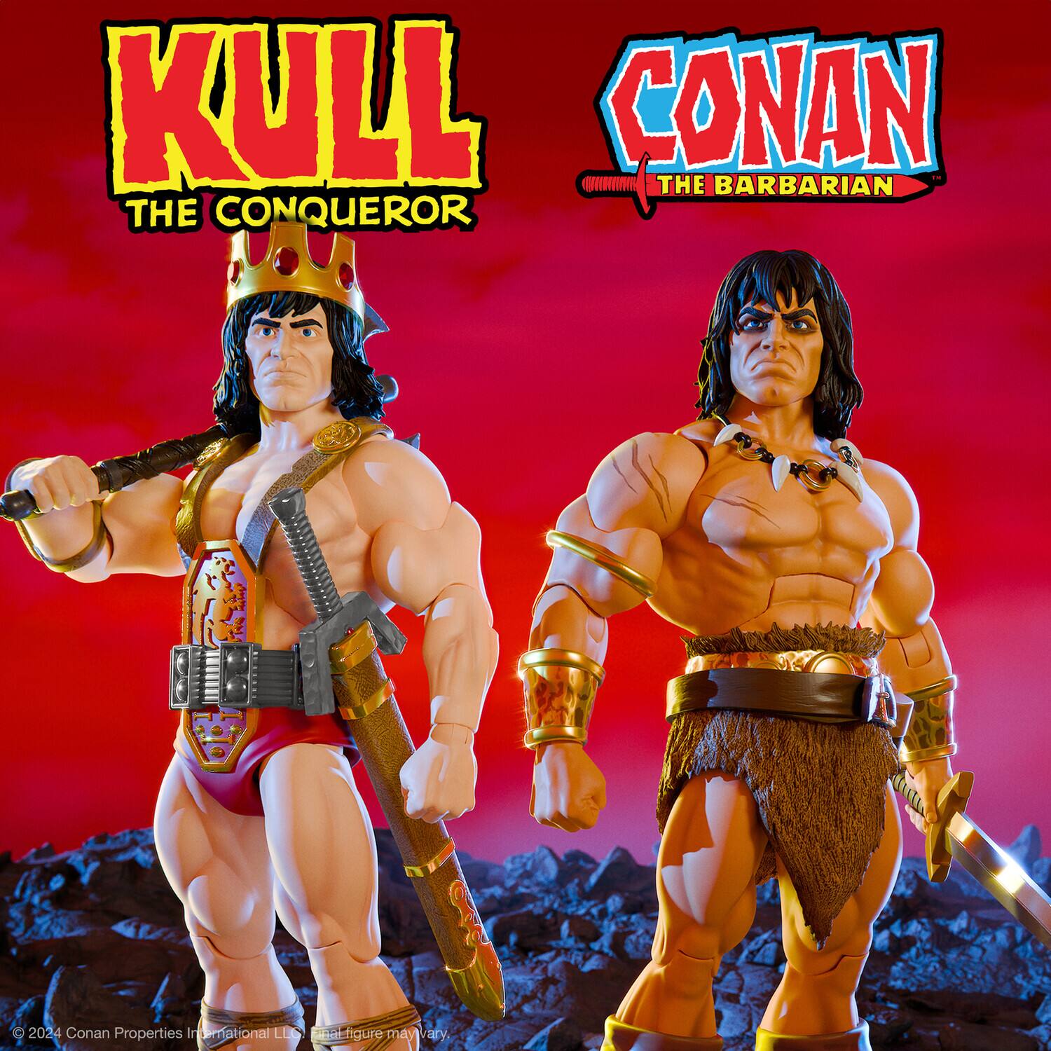 Kull: The Conqueror, Conan the Barbarian, 2024 Conan Properties International LLC, fine art figure maternary.