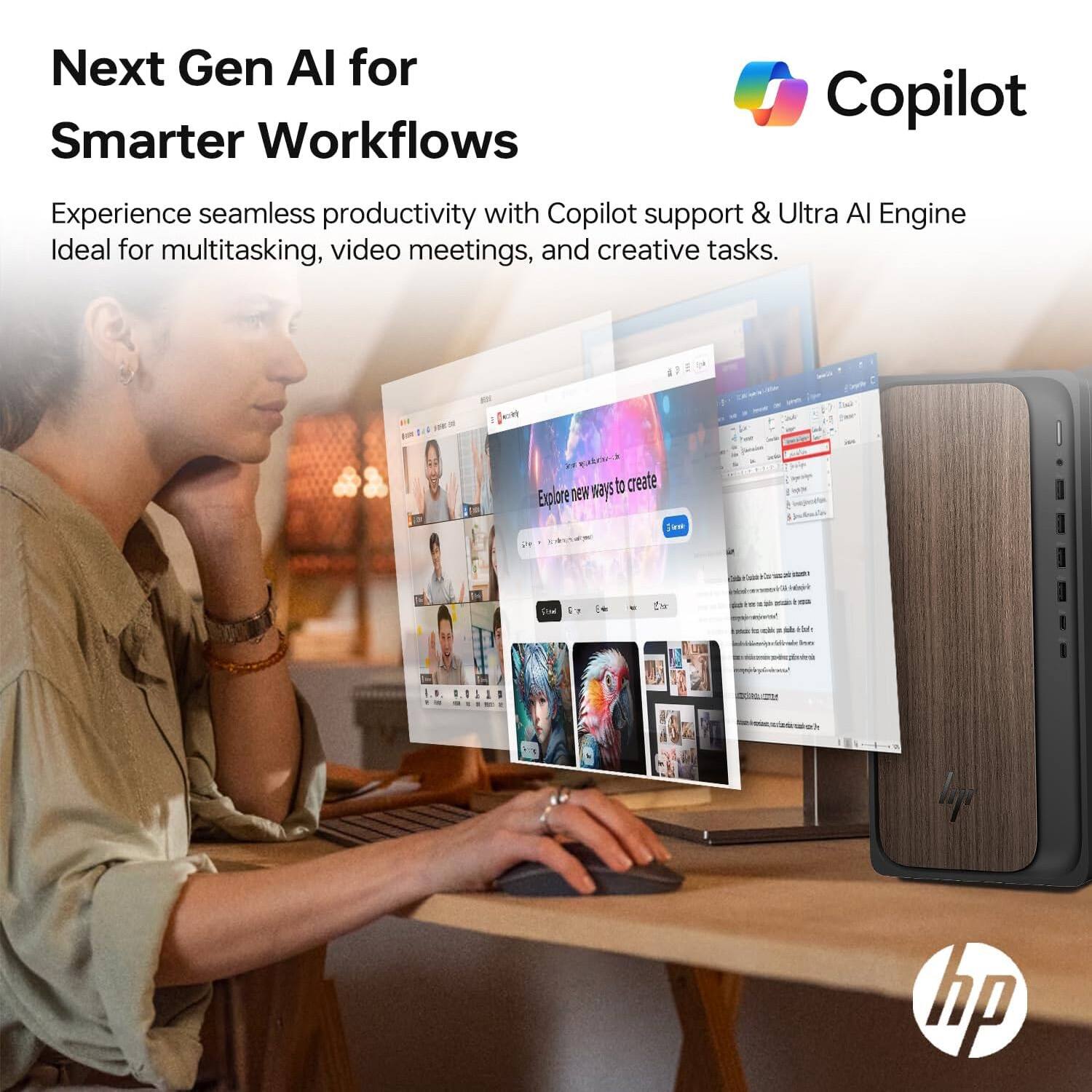 Next Gen AI for Smarter Workflows

Experience seamless productivity with Copilot support & Ultra AI Engine. Ideal for multitasking, video meetings, and creative tasks.