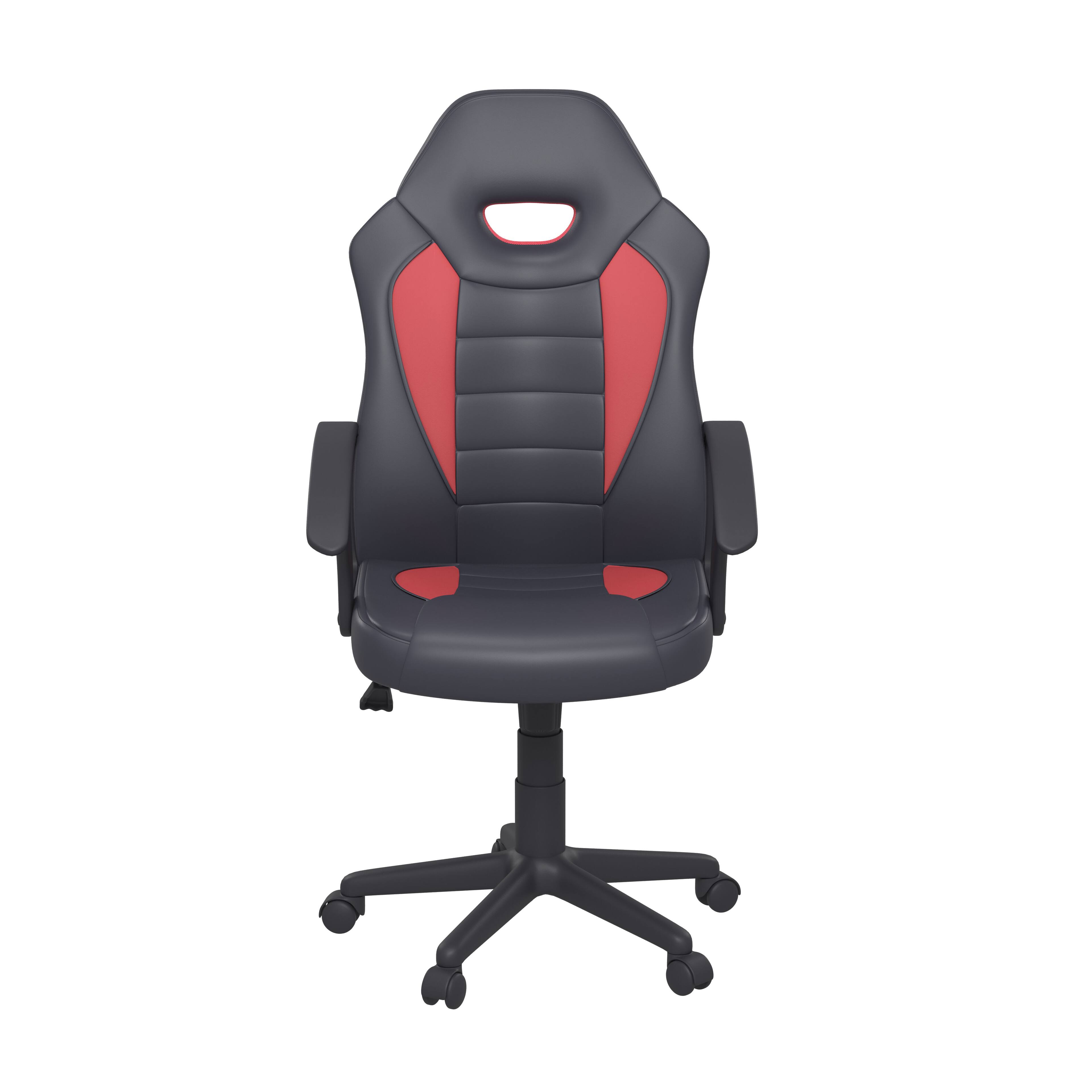 Front. Lifestyle Solutions - Stinger PC Office Gaming Chair - Red.