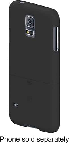 Front. Platinum™ - Platinum Holster for Samsung Galaxy S 5 Cell Phones - Black.