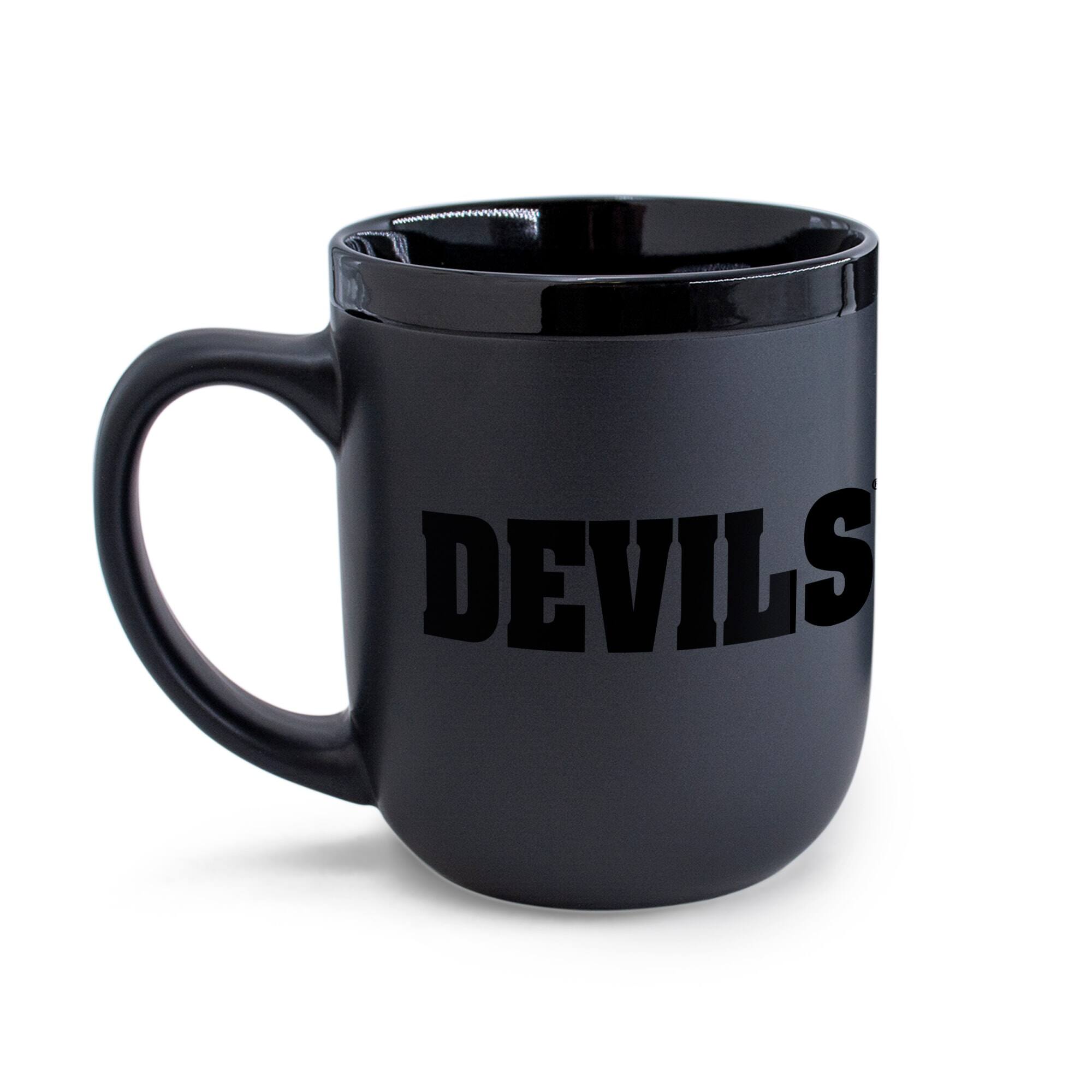 Alt View 1. WinCraft - New Jersey Devils 17oz. Black Tonal Ceramic Mug - Black.