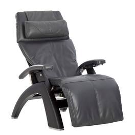 Human Touch - Perfect Chair PC-610 Omni-Motion Power Zero Gravity Chair Recliner with Independent Back & Leg Adjustments - Matte Black / Gray Premium Leather / Performance