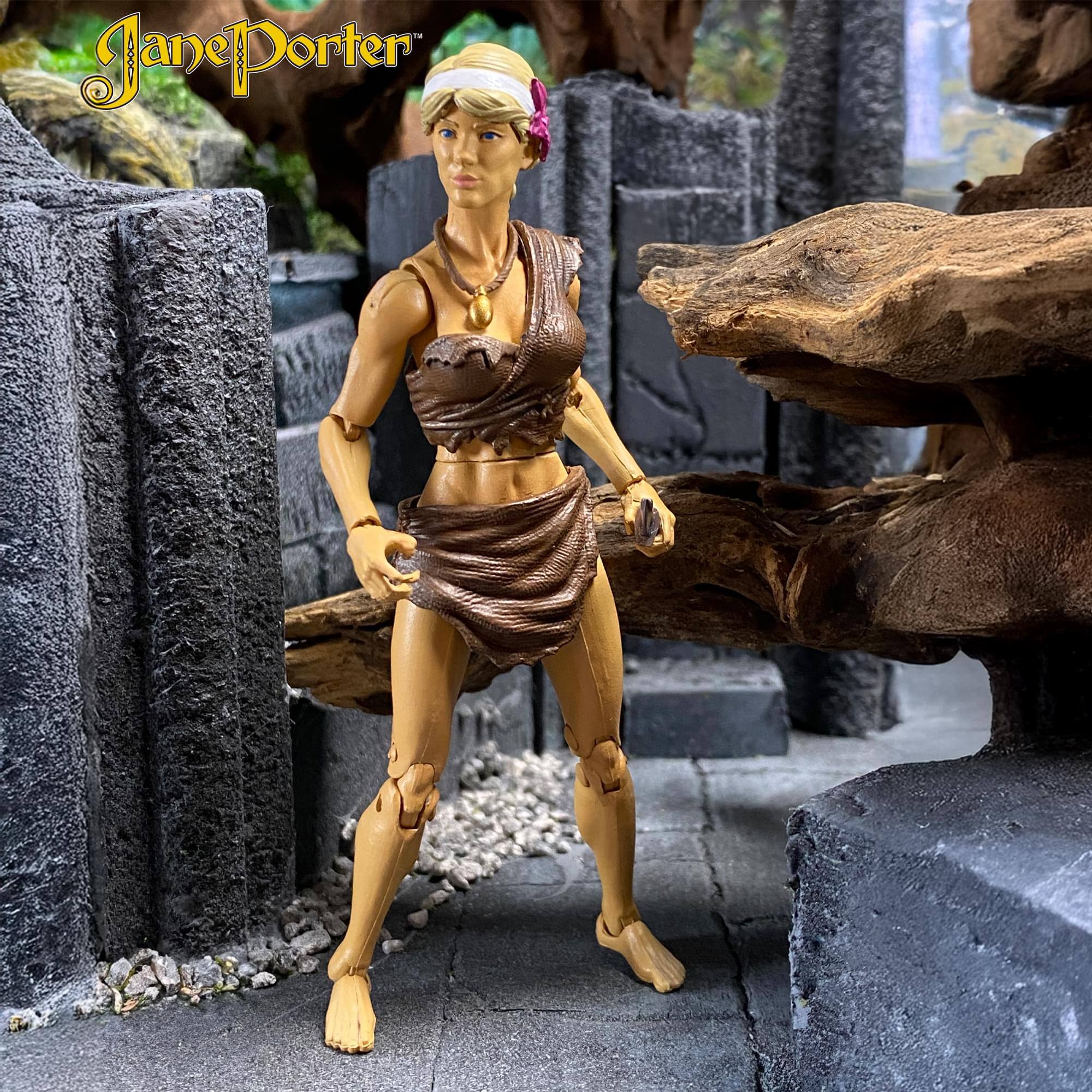 Alt View 1. Boss Fight Studio - Tarzan Hero H.A.C.K.S. Action Figure | Jane Porter - Multi-Colored.