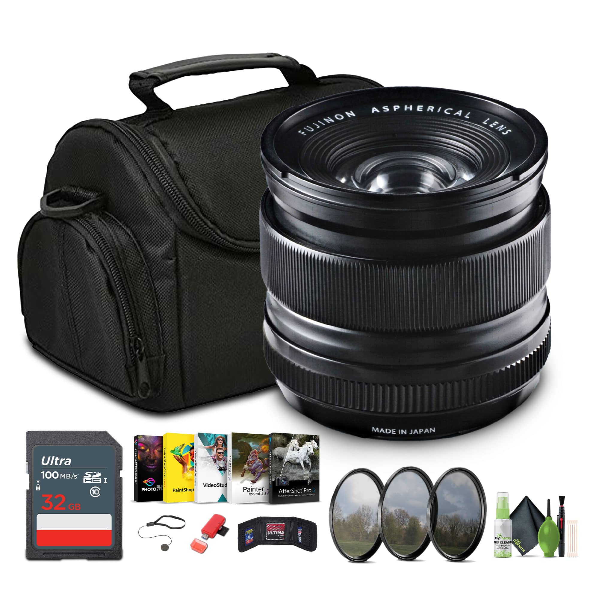 Fujifilm - XF 14mm f/2.8 R Lens, SOFT CASE-LG (SLR+2-3 LENSES) , Bundle - Black price history on PriceWatchPro