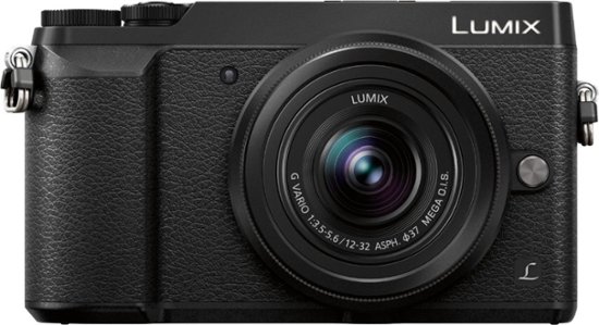 Panasonic – LUMIX GX85 Mirrorless Camera with G VARIO 12-32mm f/3.5-5.6 ASPH. MEGA O.I.S Lens – Black