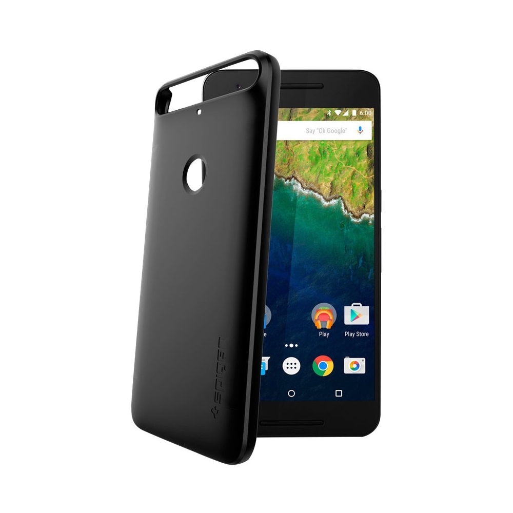 Haalbaar Gevoelig Eeuwigdurend Best Buy: Spigen Thin Fit Case for Google Nexus 6P Black SGP11814