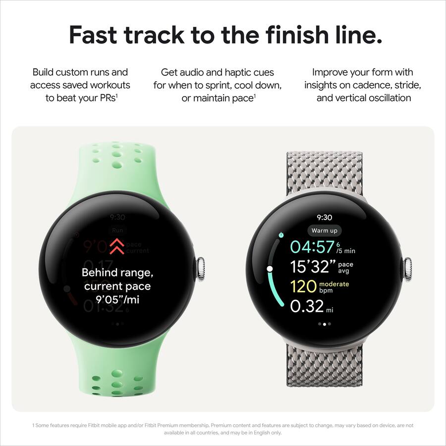Google Pixel Watch 3 (45mm) Smartwatch with Porcelain Band Google Pixel Watch 3 (45mm) Smartwatch with Porcelain Band