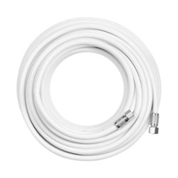SureCall - 50' RG-6 Coaxial Cable - White - Front_Zoom
