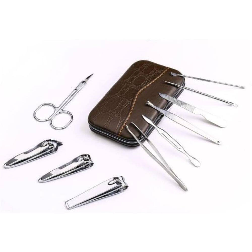 Alt View 3. Beauty Hub Ecommerce - 10-Pack Manicure Pedicure Set Nail Clippers - Silver.