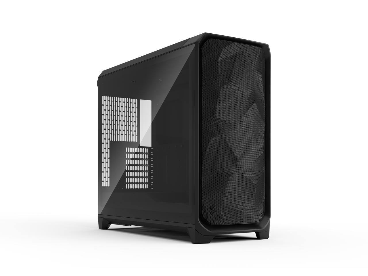 Front. Fractal Design - Fractal Design Meshify 3 XL E-ATX Full Tower PC Case - Black Chassis with Light Tinted TG Side Panel - Black.