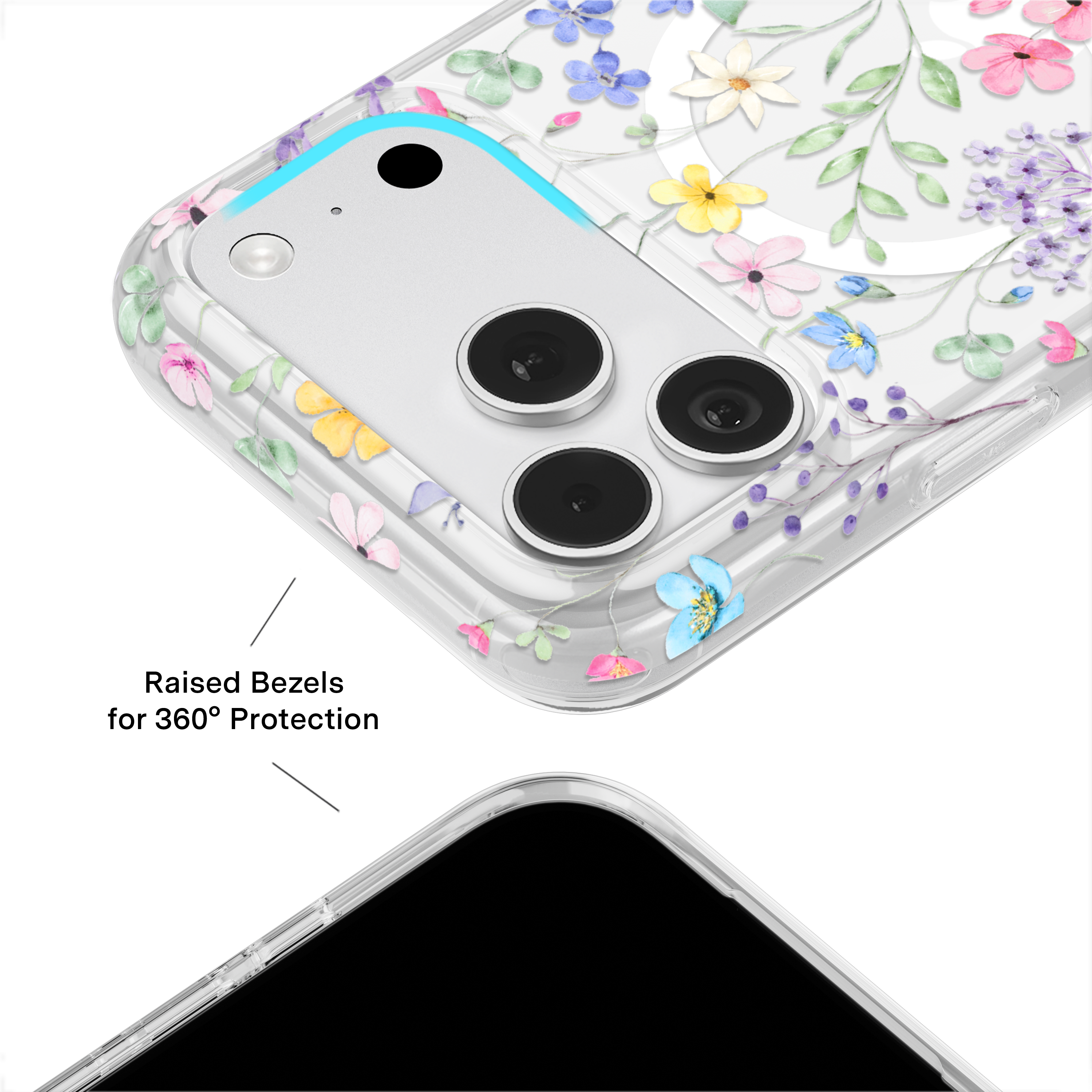 Alt View 3. VELVET CAVIAR - MagSafe Case for Apple iPhone 17 Pro - Enchanted Floral.