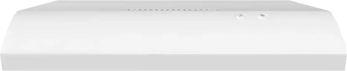Whirlpool - 30 inches - Recirculating - Under cabinet Range Hood - White