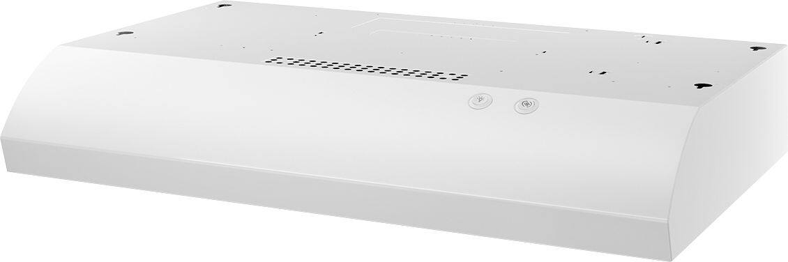 Left. Whirlpool - 30" Recirculating Range Hood - White.