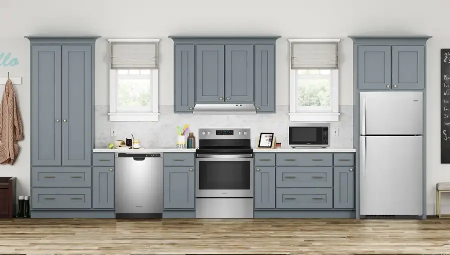 Alt View 14. Whirlpool - 30" Recirculating Range Hood - Stainless steel.