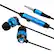 Alt View Standard 20. eForCity - Earset - Black, Blue.