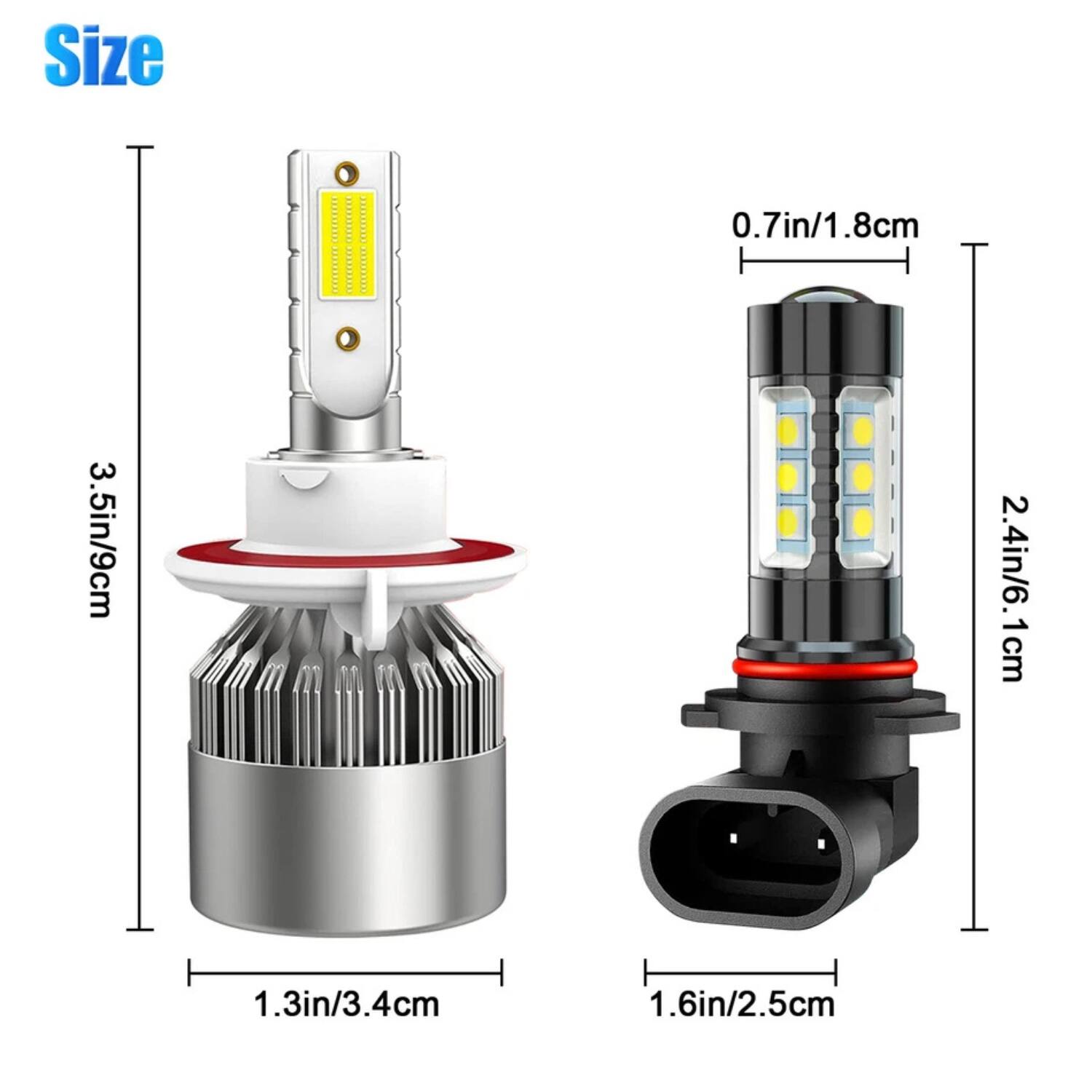 Size  
0.7in/1.8cm  
3.5in/9cm  
2.4in/6.1cm  
1.3in/3.4cm  
1.6in/2.5cm
