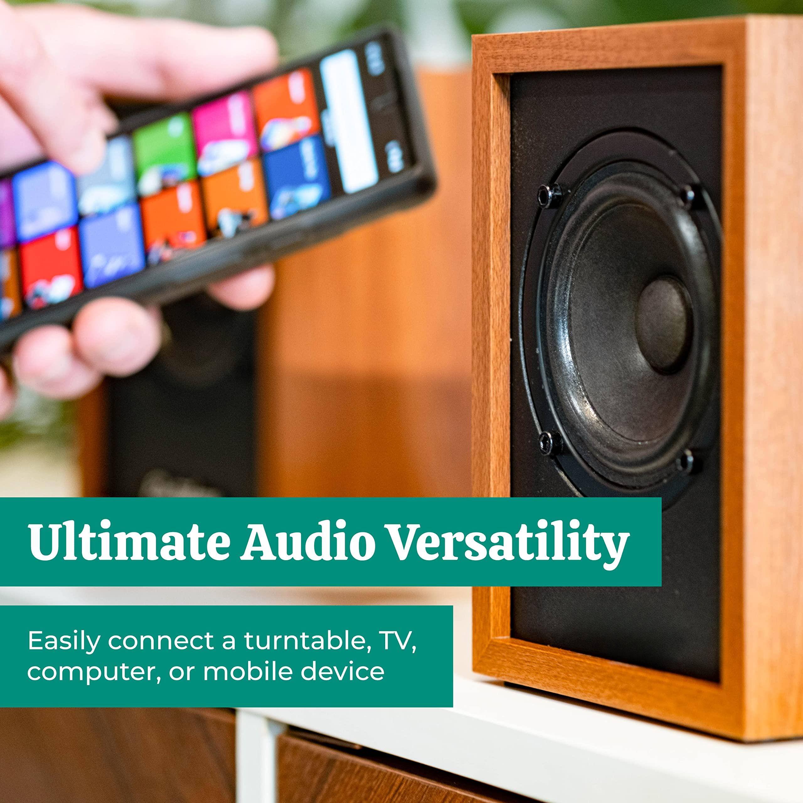 Ultimate Audio Versatility

Easily connect a turntable, TV, computer, or mobile device