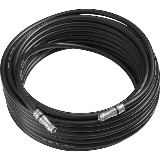 Surecall 100 Rg 11 Low Loss Coax Cable Black 100 Black Rg 11 Lowloss Coax Best Buy