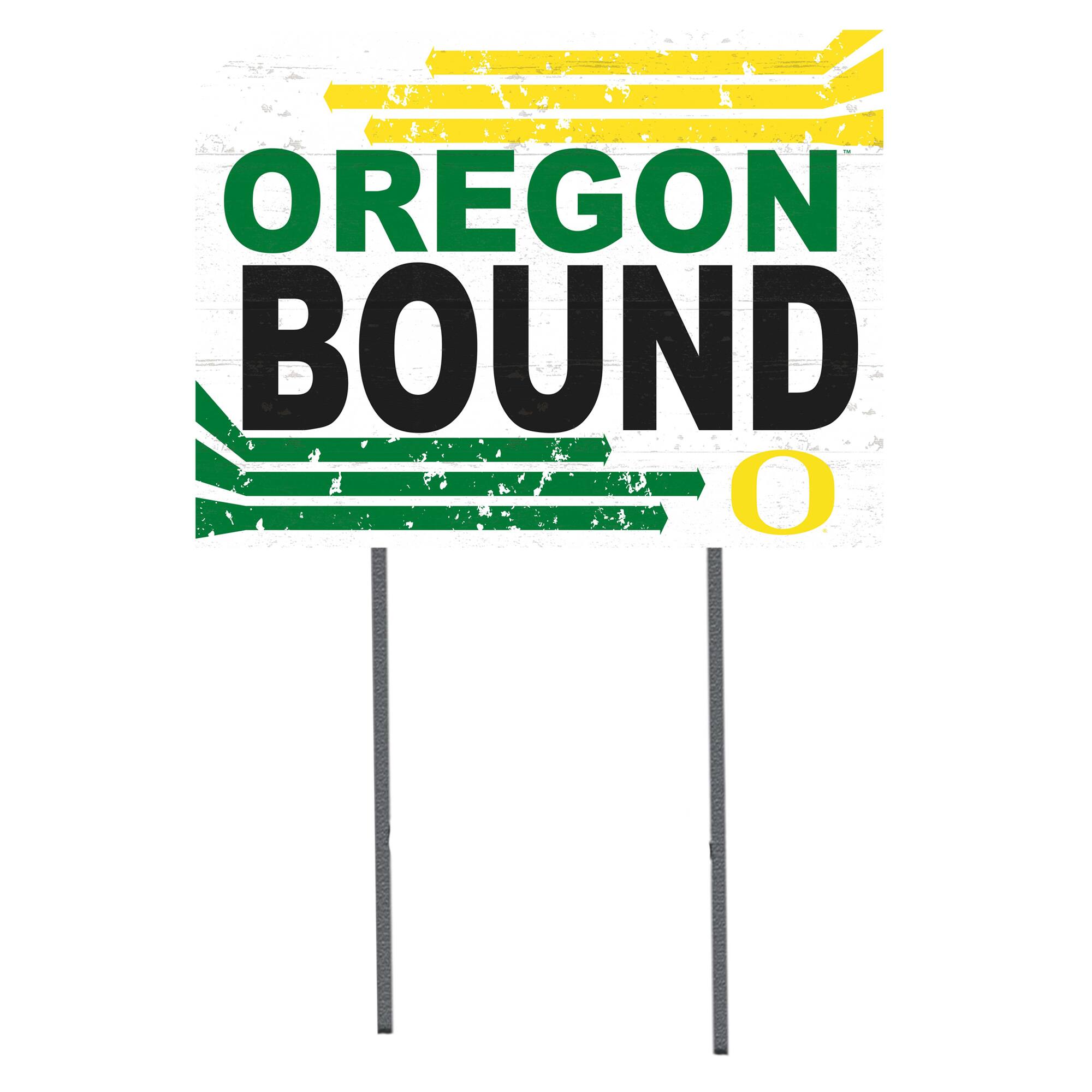 Oregon Ducks 18'' x 24'' Bound Yard Sign