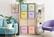 Alt View 2. Sorbus - Sorbus Fabric Storage Cubes - 6 Foldable Storage Bins for Organizing Pantry, Cubbies, Toy Box - Clothes Storage - Multi Pastel.