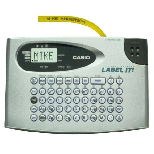 Front Standard. Casio - Thermal Transfer Printer - Monochrome - Label Print.