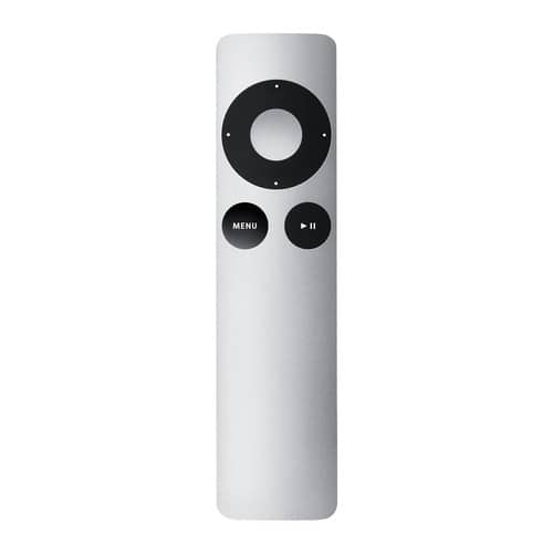 Apple - Remote - Silver - Larger Front