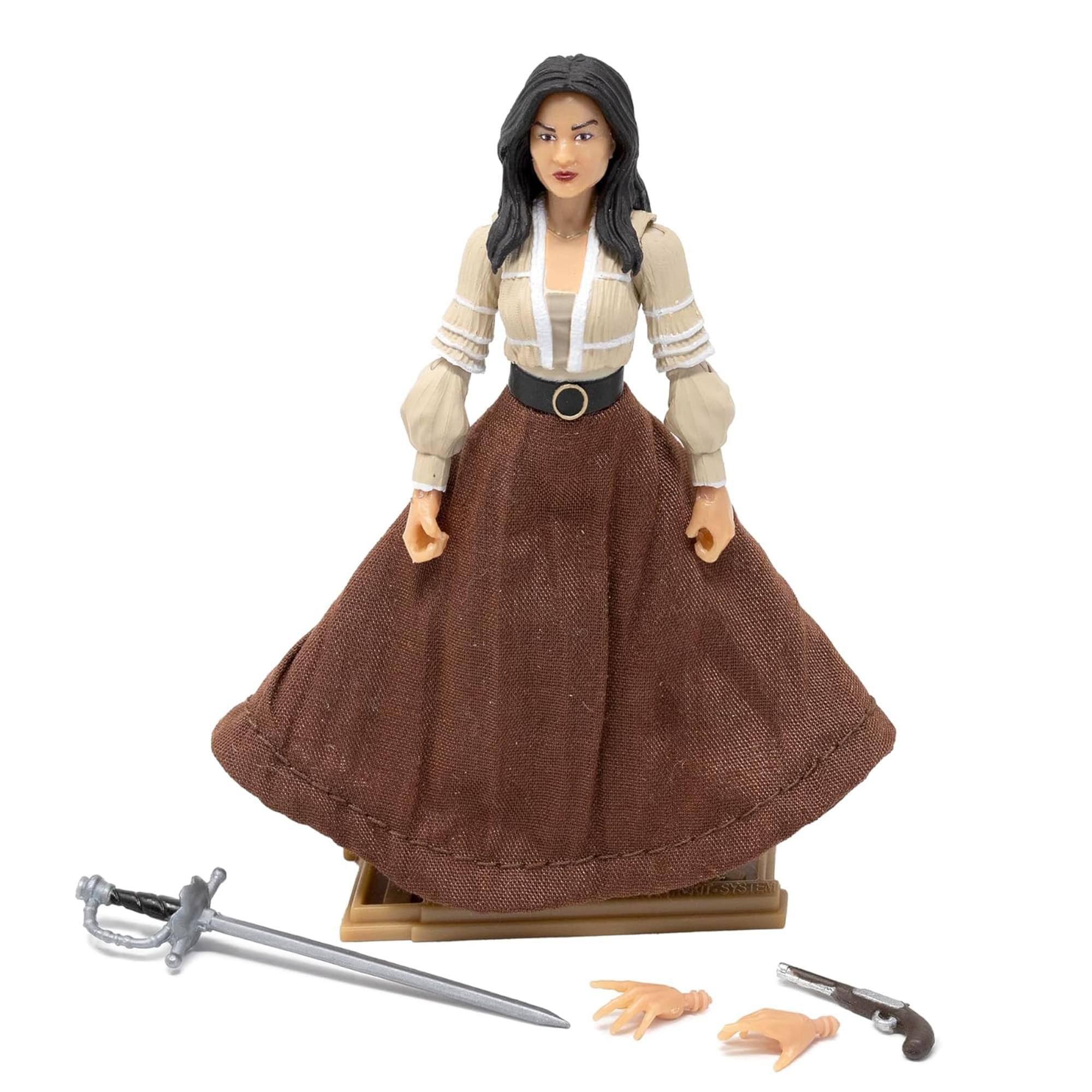 Alt View 1. Boss Fight Studio - The Mask of Zorro Hero H.A.C.K.S. Action Figure | Elena - Multi-Colored.