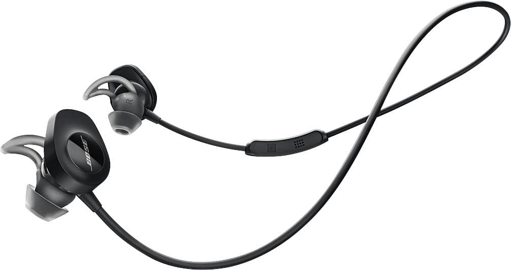 Angle. Bose - SoundSport Wireless Sports In-Ear Earbuds - Black.