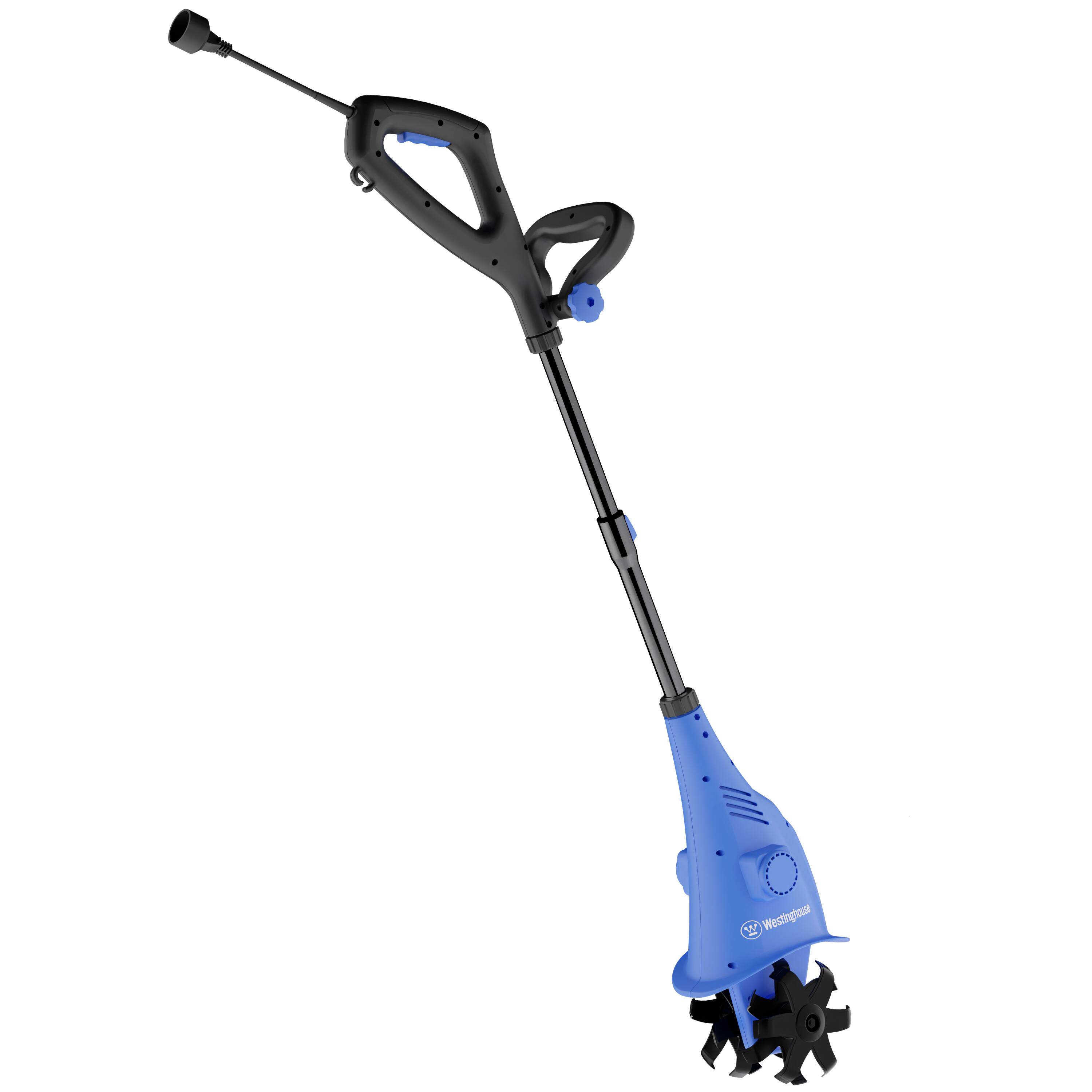 Alt View 5. Westinghouse - 6 in. 2.5 Amp Electric Garden Mini Tiller Cultivator - Blue.