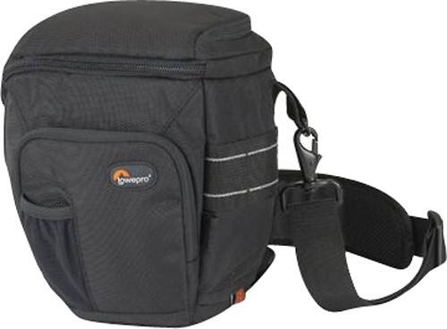 Angle Standard. Lowepro - Bundle Toploader Pro 65 AW Digital SLR Camera Holster Bag/Case (Black) - Black.