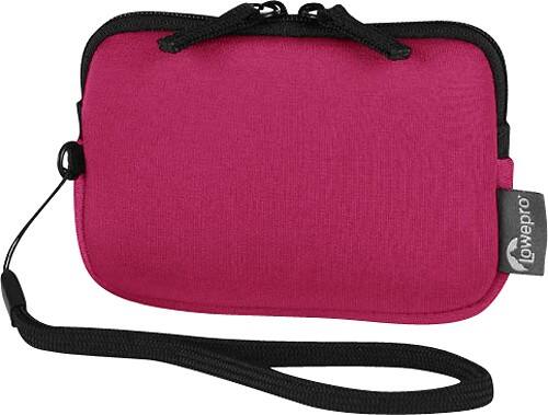 Angle Standard. Lowepro - Bundle Varia 10 Digital Camera Pouch / Case (Raspberry) - Raspberry.