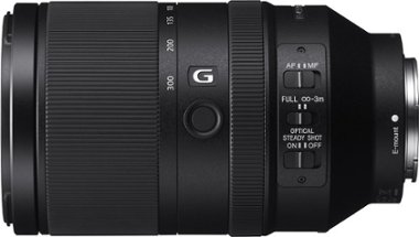 Sony - FE 70-300mm f/4.5-5.6 G OSS Telephoto Lens for Alpha E-mount Cameras - Black - Front_Zoom