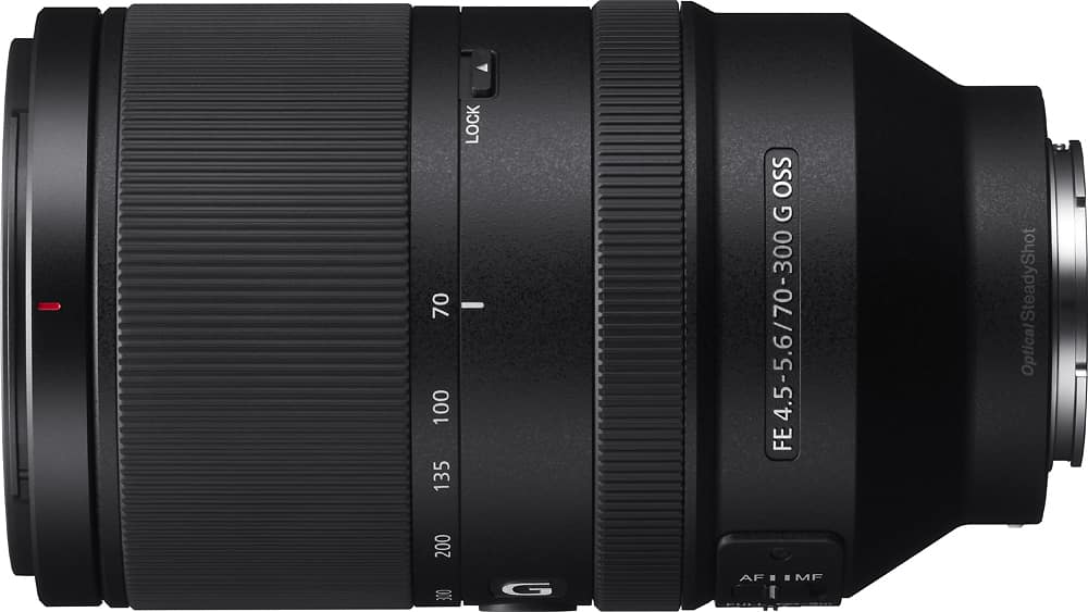 Alt View 11. Sony - FE 70-300mm f/4.5-5.6 G OSS Telephoto Lens for Alpha E-mount Cameras - Black.