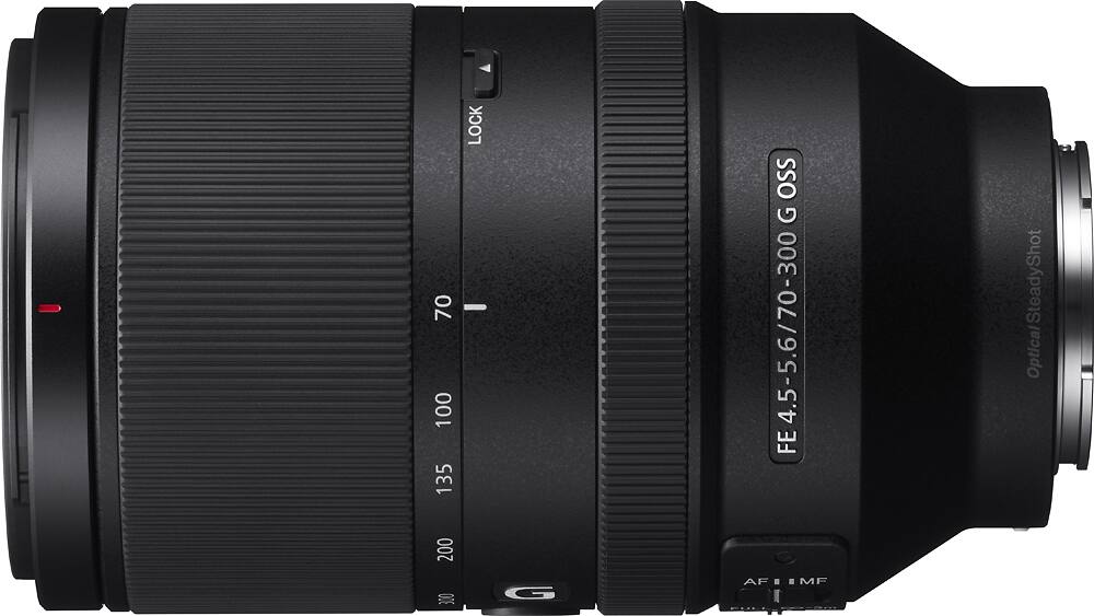 Alt View 11. Sony - FE 70-300mm f/4.5-5.6 G OSS Telephoto Lens for Alpha E-mount Cameras - Black.