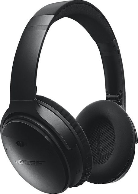Bose® - QuietComfort® 35 wireless headphones - Black - Front_Zoom
