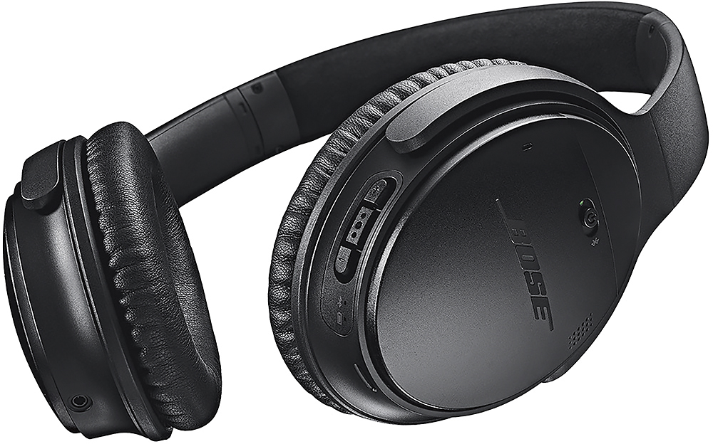 Bose QuietComfort 35 Wireless Noise Cancelling Headphones Black QC35  WIRELESS HDPH BLACK - Best Buy