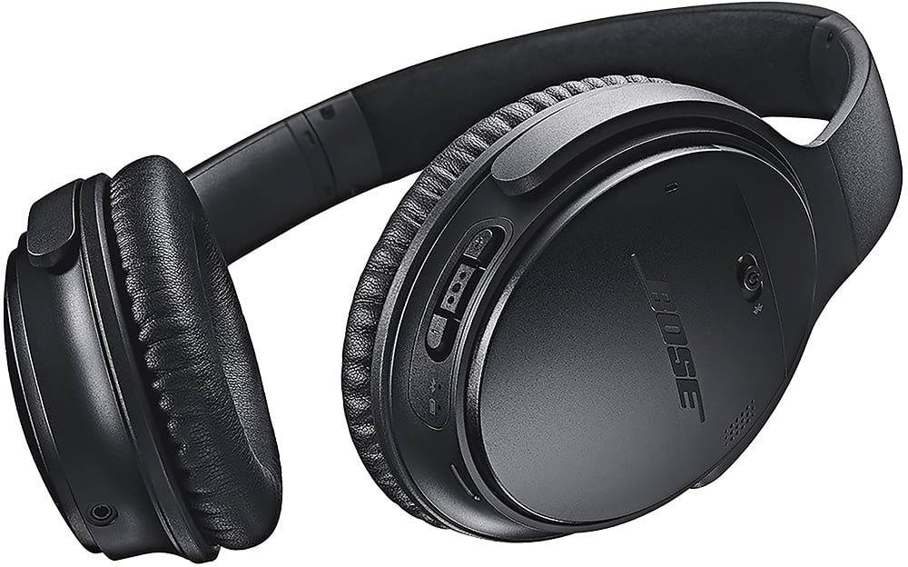 Alt View 13. Bose - QuietComfort 35 Wireless Noise Cancelling Headphones - Black.