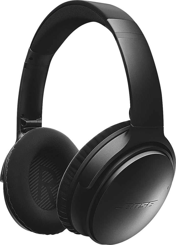 Left. Bose - QuietComfort 35 Wireless Noise Cancelling Headphones - Black.