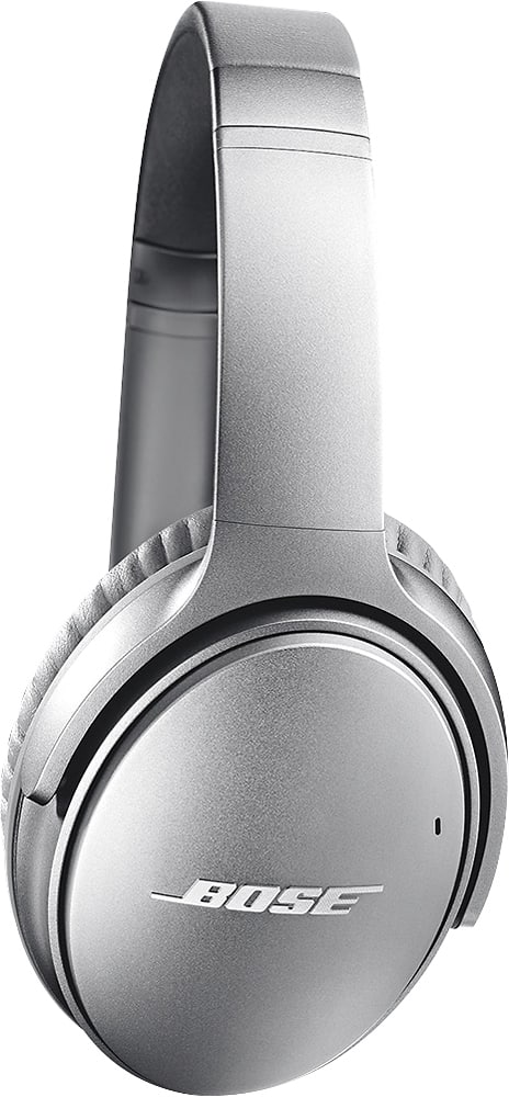 Alt View 14. Bose - QuietComfort 35 Wireless Noise Cancelling Headphones - Silver.