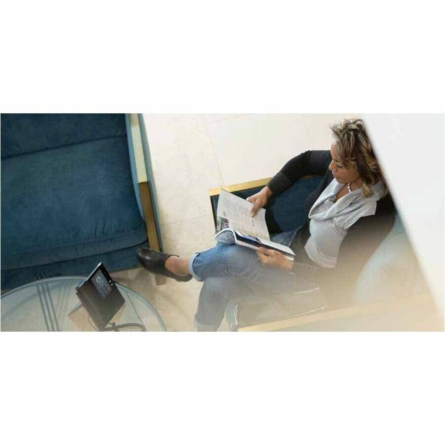 Alt View 4. HP - Poly CCX 400 IP Phone - Corded - Corded - Desktop, Wall Mountable - VoIP - 2 x Network (RJ-45) - PoE Ports - Unknown.