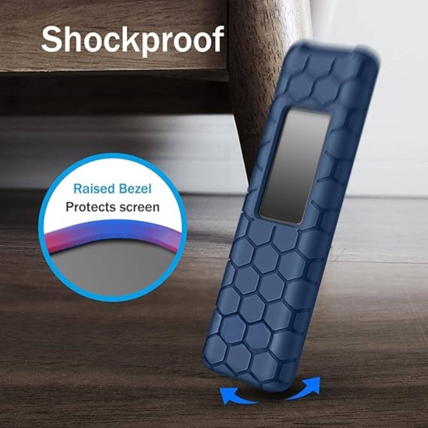 Shockproof

Raised Bezel Protects screen