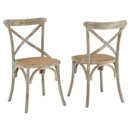 Modway - Gear Dining Side Chair Set of 2 - Gray