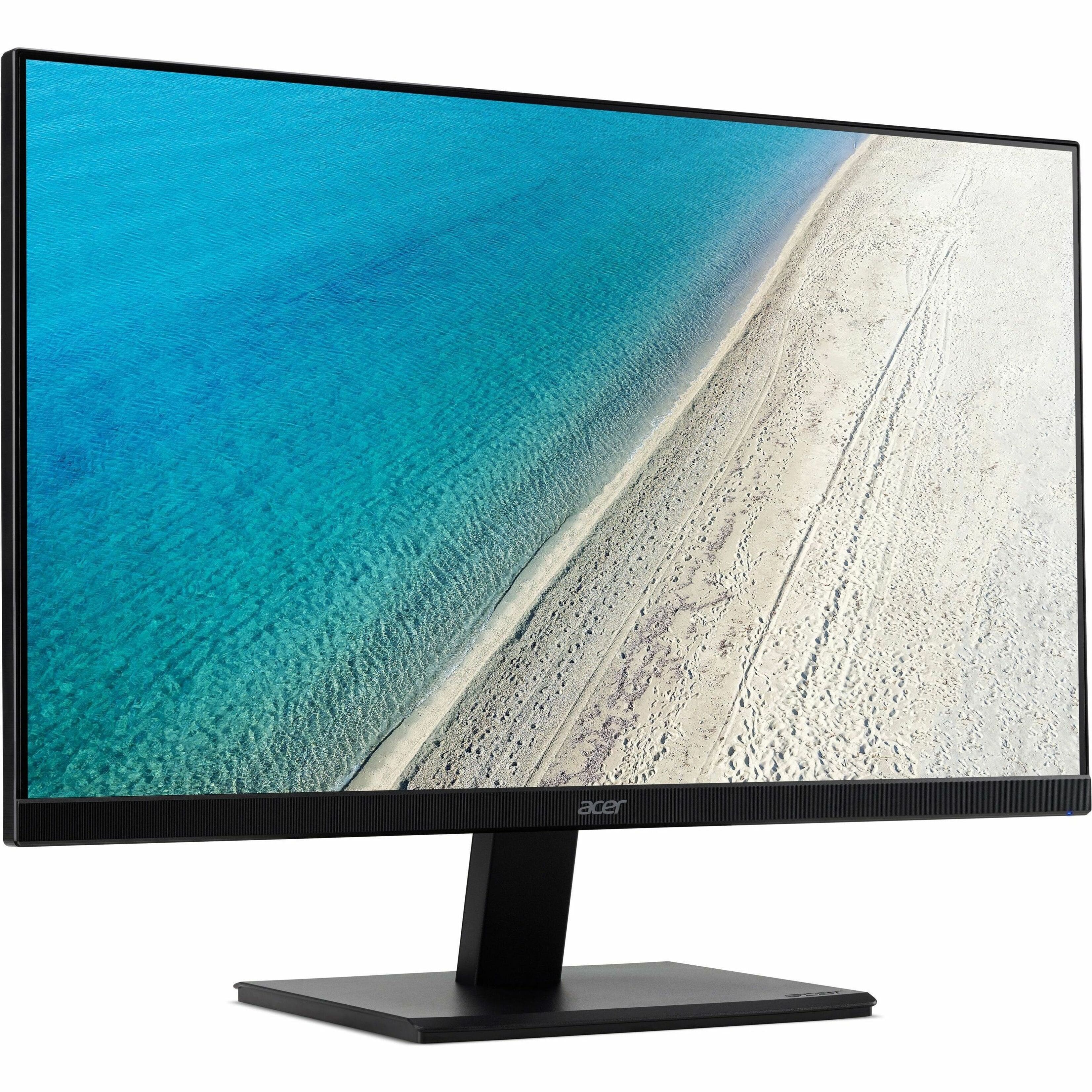 Acer - Vero V7 21.5" VA LED FHD 100Hz Monitor (VGA, HDMI) - Black