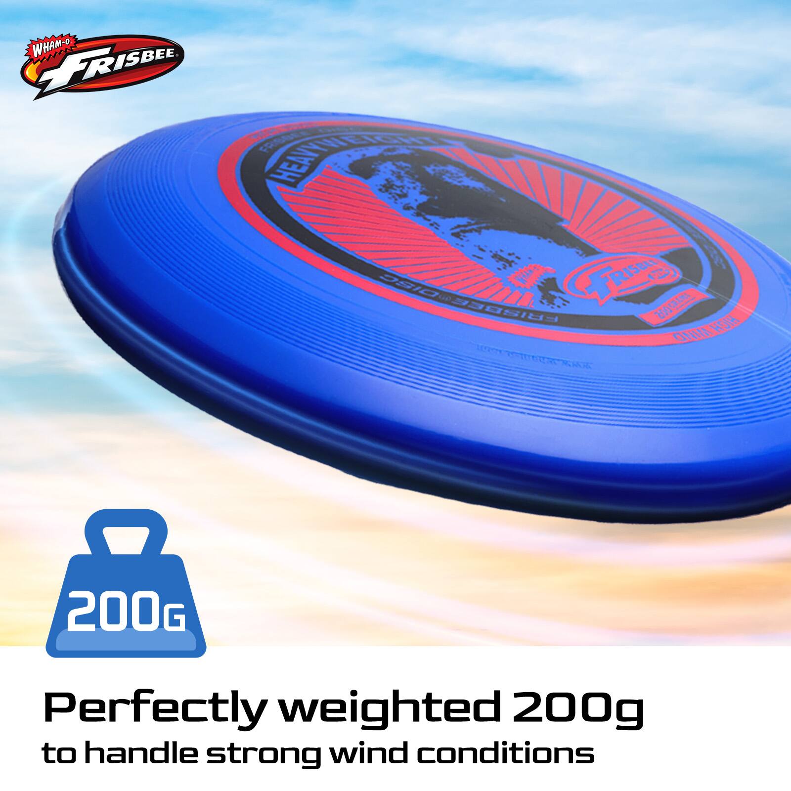 2 WHAM-O FRISBEE DISC FRISBE 200G  
Perfectly weighted 200g to handle strong wind conditions