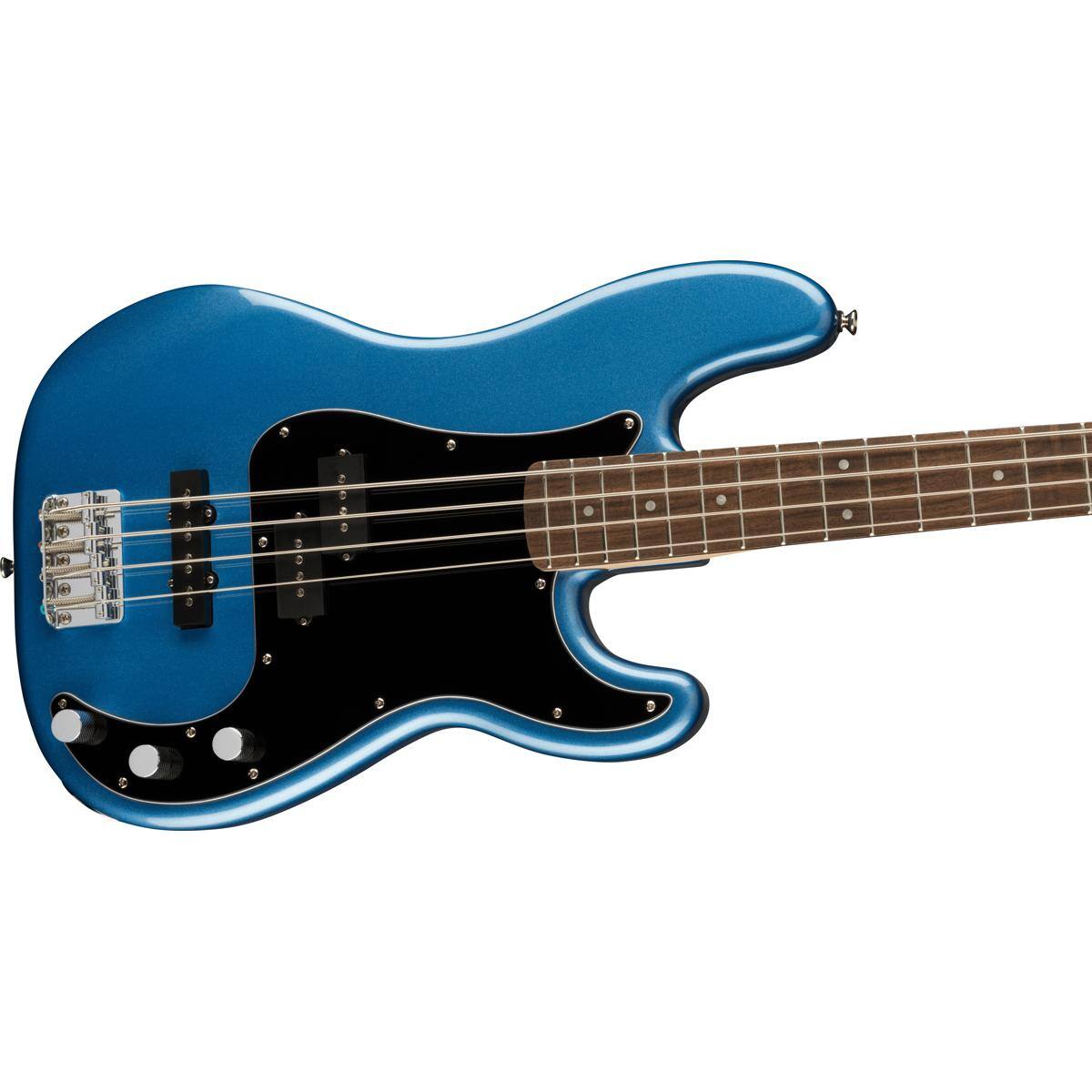 Alt View 3. Squier - Squier Affinity Precision Bass PJ Electric Guitar, Laurel, Lake Placid Blue.