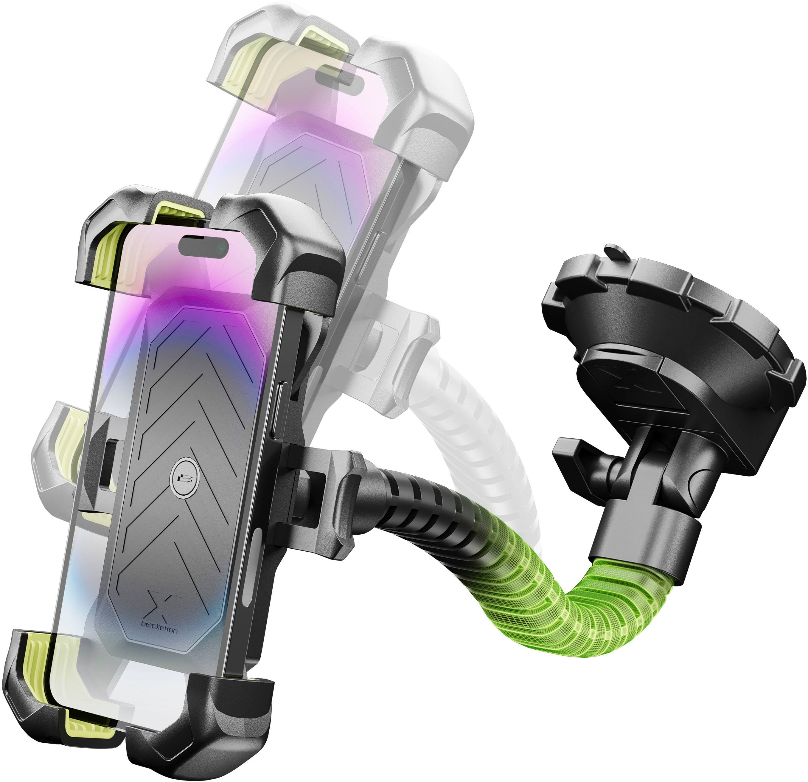 Alt View 12. Bracketron - HD X-Lock Window & Dash Mount - Black.