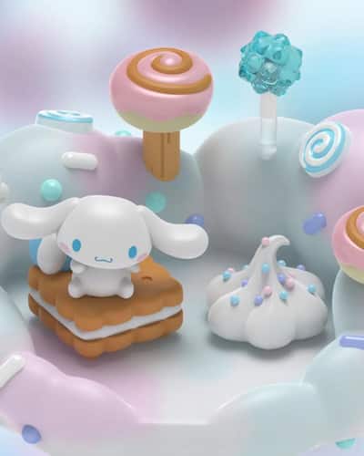 PopMarket Mighty Jaxx Sanrio Kandyland Cinnamoroll Collectibles PopMarket Mighty Jaxx Sanrio Kandyland Cinnamoroll Collectibles